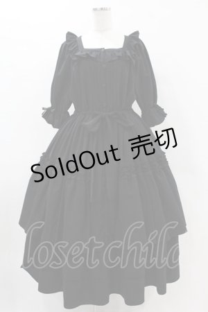 画像: Physical Drop / 前釦スクエアドレス Free ブラック H-25-05-15-1027-LO-OP-NS-ZH