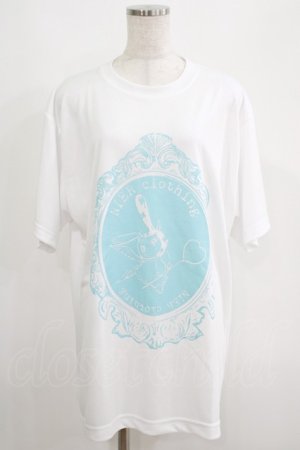 画像: NieR Clothing / プリント半袖CUTSEW XL 白 H-25-05-15-012-PU-TO-KB-ZH