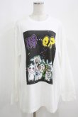 画像1: NieR Clothing / プリントLONG CUTSEW  白 H-25-05-15-013-PU-TO-KB-ZH (1)