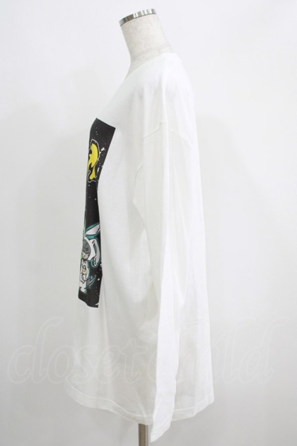 画像2: NieR Clothing / プリントLONG CUTSEW  白 H-25-05-15-013-PU-TO-KB-ZH (2)
