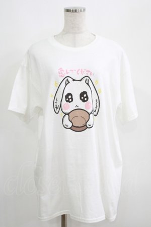 画像: NieR Clothing / プリント半袖CUTSEW XL 白 H-25-05-15-016-PU-TO-KB-ZH
