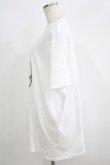 画像2: NieR Clothing / プリント半袖CUTSEW XL 白 H-25-05-15-016-PU-TO-KB-ZH (2)