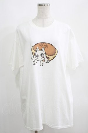 画像: NieR Clothing / プリント半袖CUTSEW XL 白 H-25-05-15-017-PU-TO-KB-ZH