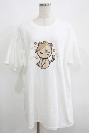 画像: NieR Clothing / プリント半袖CUTSEW XL 白 H-25-05-15-018-PU-TO-KB-ZH