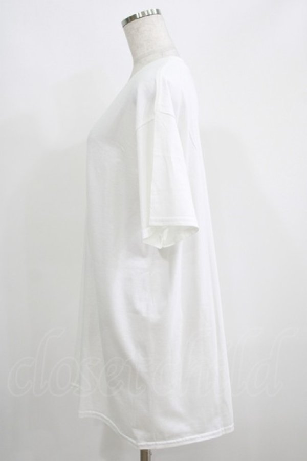 画像2: NieR Clothing / プリント半袖CUTSEW XL 白 H-25-05-15-018-PU-TO-KB-ZH (2)