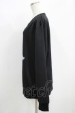 画像2: NieR Clothing / プリントLONG CUTSEW  黒 H-25-05-15-022-PU-TO-KB-ZH (2)