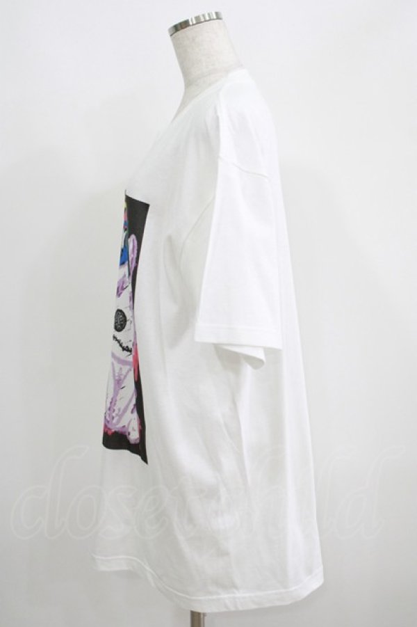 画像2: NieR Clothing / プリントCOTTON CUTSEW XL 白 H-25-05-15-025-PU-TO-KB-ZH (2)