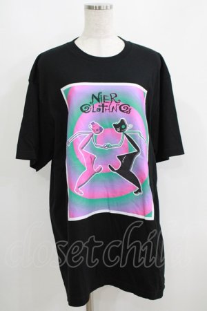 画像: NieR Clothing / CHARACTER COTTON CUTSEW【ちゃむちゃむ×シエル】 XL 黒 H-25-05-15-026-PU-TO-KB-ZH