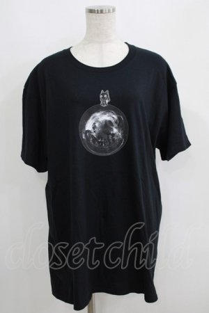 画像: NieR Clothing / プリント半袖CUTSEW XL 黒 H-25-05-15-028-PU-TO-KB-ZH