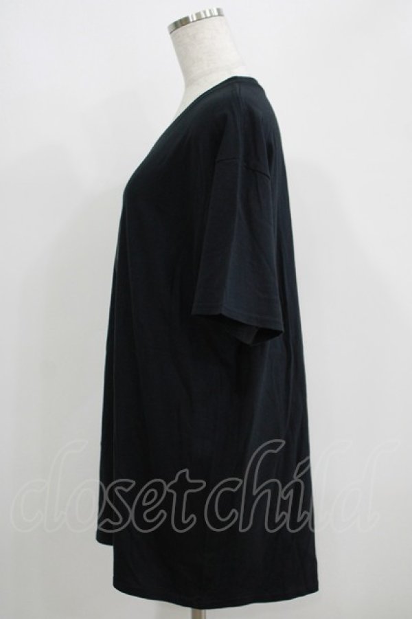 画像2: NieR Clothing / プリント半袖CUTSEW XL 黒 H-25-05-15-028-PU-TO-KB-ZH (2)