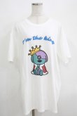 画像1: NieR Clothing / KING ONE君 CUTSEW【I’m the king】  白 H-25-05-15-030-PU-TO-KB-ZH (1)