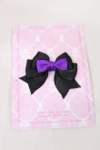 画像1: LOTUS ribbon / リボンリング  ブラック/パープル H-25-05-16-043-EL-AC-NS-ZH (1)