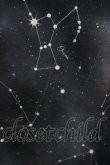 画像7: axes femme POETIQUE / 冬の星座柄ハートネックワンピース M ブラック H-25-05-16-1019-AX-OP-NS-ZH (7)