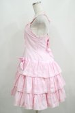 画像2: Angelic Pretty / バニランローウエストジャンパースカート Free ピンク H-25-05-16-1025-AP-OP-NS-ZH (2)