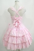 画像3: Angelic Pretty / バニランローウエストジャンパースカート Free ピンク H-25-05-16-1025-AP-OP-NS-ZH (3)