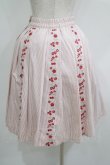 画像3: Fi.n.t / フルーツ刺繍ストライプスカート Free PINK H-25-05-16-1028-CA-SK-NS-ZH (3)