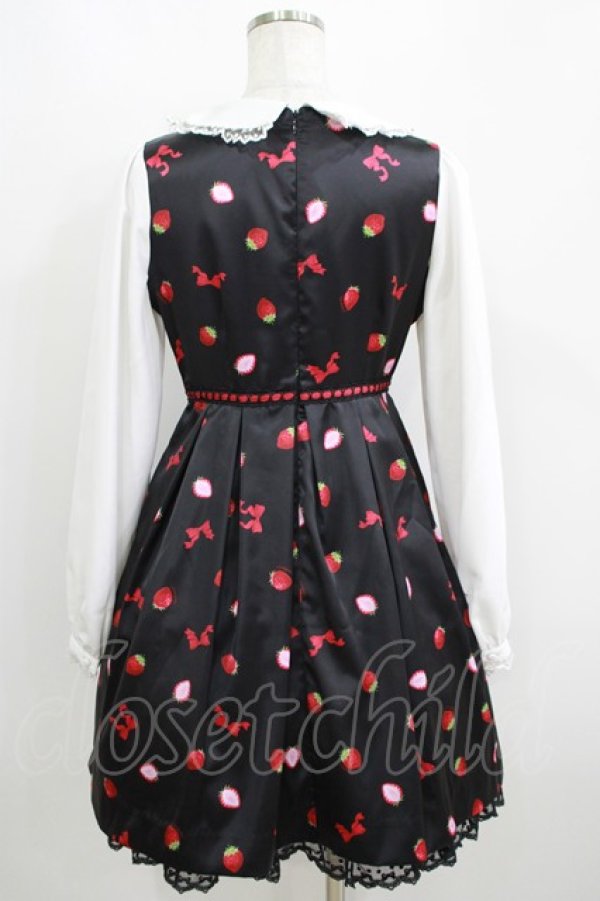 画像3: LODISPOTTO / Berry Ribbonドールワンピース M ブラック H-25-05-16-1034-LO-OP-NS-ZH (3)