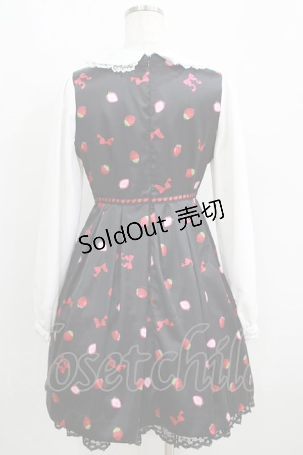 画像3: LODISPOTTO / Berry Ribbonドールワンピース M ブラック H-25-05-16-1034-LO-OP-NS-ZH (3)