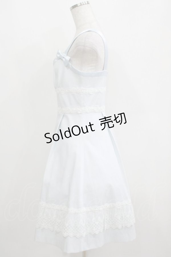 画像2: JESUS DIAMANTE / ローズガーデンワンピース 40 サックスストライプ H-25-05-16-1036-JE-OP-NS-ZH (2)