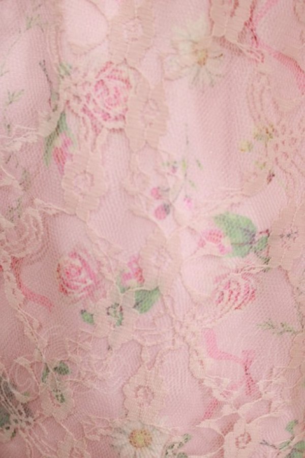 画像4: Swankiss / TS Lacy Fleur O/P Free ピンク H-25-05-16-1042-CA-OP-NS-ZH (4)