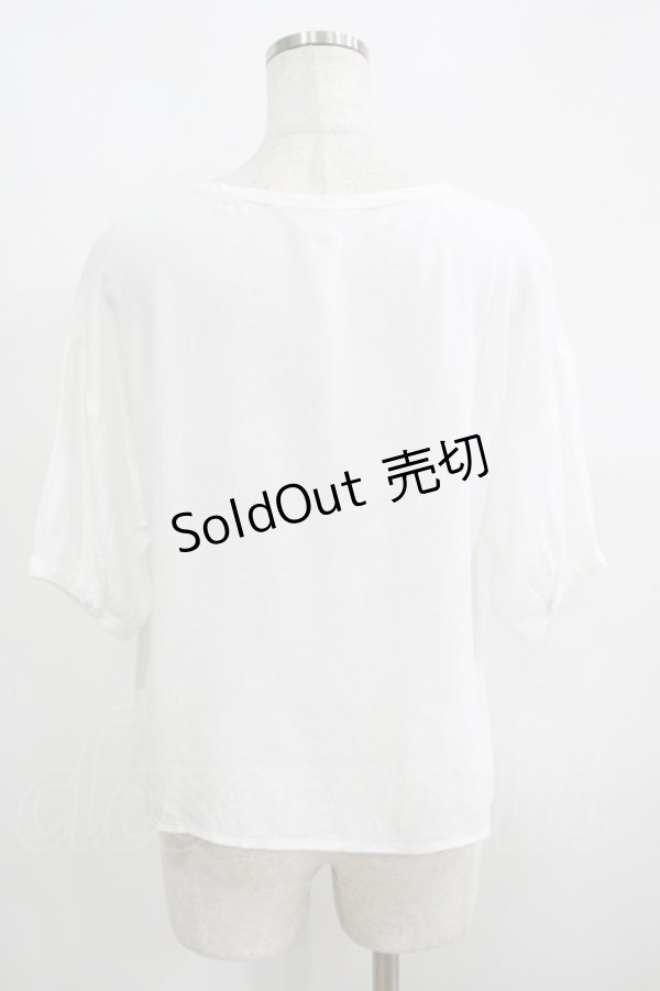 画像3: Fi.n.t / ヨークフルーツ刺繍ブラウス Free OFF WHITE H-25-05-16-1050-CA-BL-NS-ZH (3)