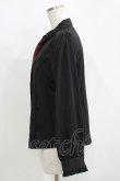 画像2: axes femme / 刺繍ネクタイ付ブラウス M ブラック/ボルドー H-25-05-16-1062-AX-BL-NS-ZH (2)