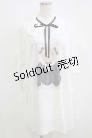 画像: Ank Rouge / ロリータ ベアプリントBIGTE M シロ H-25-05-16-1064-CA-TS-NS-ZH