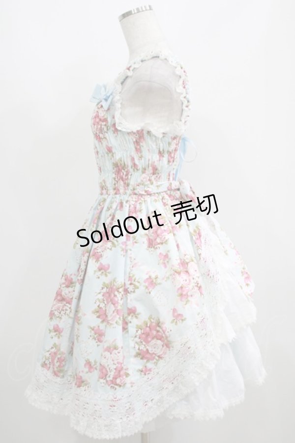 画像2: BABY,THE STARS SHINE BRIGHT / シュガーブーケジャンパースカート Free サックス H-25-05-16-1008-BA-OP-NS-ZH (2)