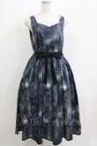 画像1: axes femme POETIQUE / 冬の星座柄ハートネックワンピース M ブラック H-25-05-16-1019-AX-OP-NS-ZH (1)