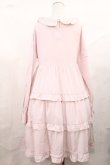 画像2: FLC / 皆方由衣コラボ/ティアードフリルワンピース M ピンク H-25-05-16-008-LO-OP-NS-ZH (2)