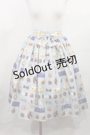 画像: Himena（海外ロリータブランド） / Amo Chocolateスカート Free ブルーグレー H-25-05-16-012-LO-SK-NS-ZH