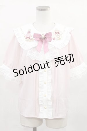 画像: Amavel / 喫茶アマベルのアフタヌーン・ティーブラウス Free ピンク H-25-05-16-026-CA-BL-NS-ZH