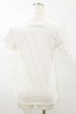 画像2: MALKOMALKA / プリントTシャツ  白×黒 H-25-05-17-044-PU-TO-KB-ZH (2)