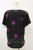 画像2: MALKOMALKA / プリントトップス  黒×白 H-25-05-17-051-PU-TO-KB-ZH (2)