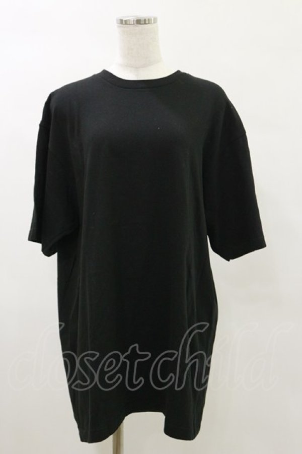 画像1: NieR Clothing / プリントCOTTON CUTSEW XL 黒 H-25-05-17-052-PU-TO-KB-ZH (1)