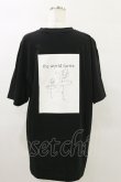 画像2: NieR Clothing / プリントCOTTON CUTSEW XL 黒 H-25-05-17-052-PU-TO-KB-ZH (2)