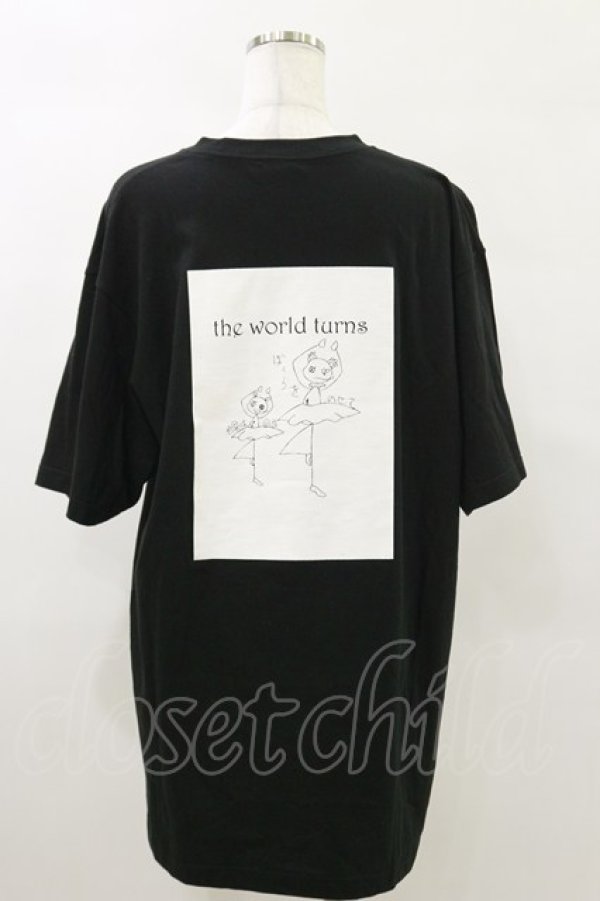 画像2: NieR Clothing / プリントCOTTON CUTSEW XL 黒 H-25-05-17-052-PU-TO-KB-ZH (2)