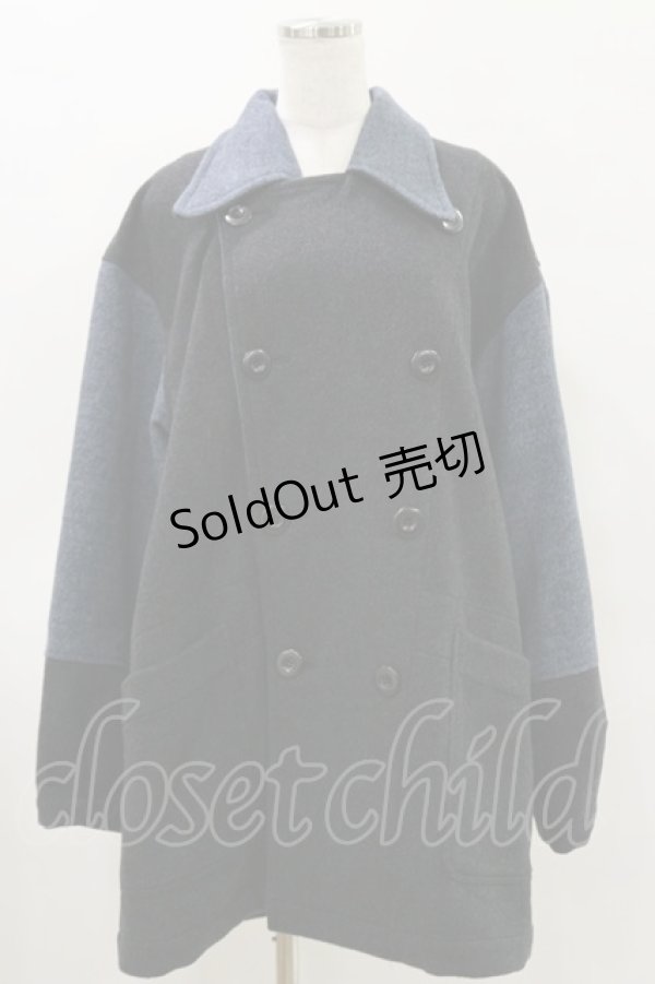 画像1: MILKBOY / 2TONE COAT  ブラック×アッシュブルー H-25-05-17-059-MB-CO-KB-ZH (1)