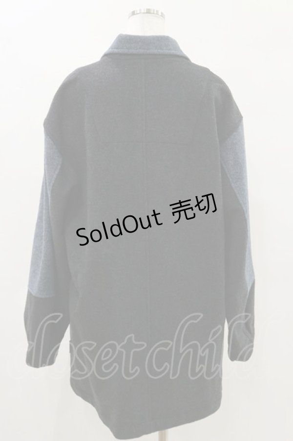 画像2: MILKBOY / 2TONE COAT  ブラック×アッシュブルー H-25-05-17-059-MB-CO-KB-ZH (2)