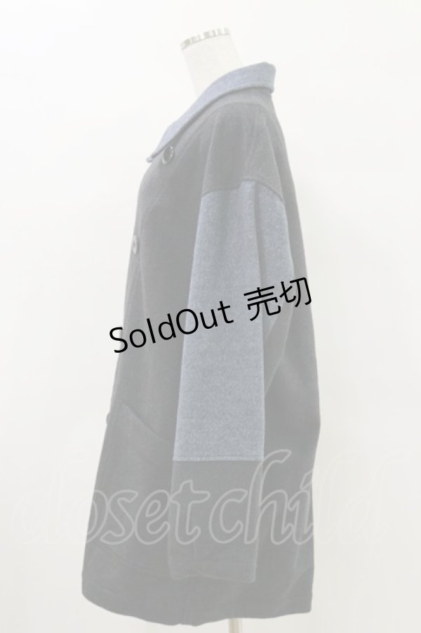 画像3: MILKBOY / 2TONE COAT  ブラック×アッシュブルー H-25-05-17-059-MB-CO-KB-ZH (3)