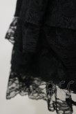 画像3: SEXY DYNAMITE LONDON / ガーター風レースフリルスカート M 黒 H-25-05-17-068-PU-SK-KB-ZH (3)