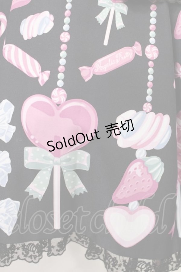 画像4: Angelic Pretty / Candy Ornamentジャンパースカート Free ブラック H-25-05-17-1003-AP-OP-NS-ZH (4)