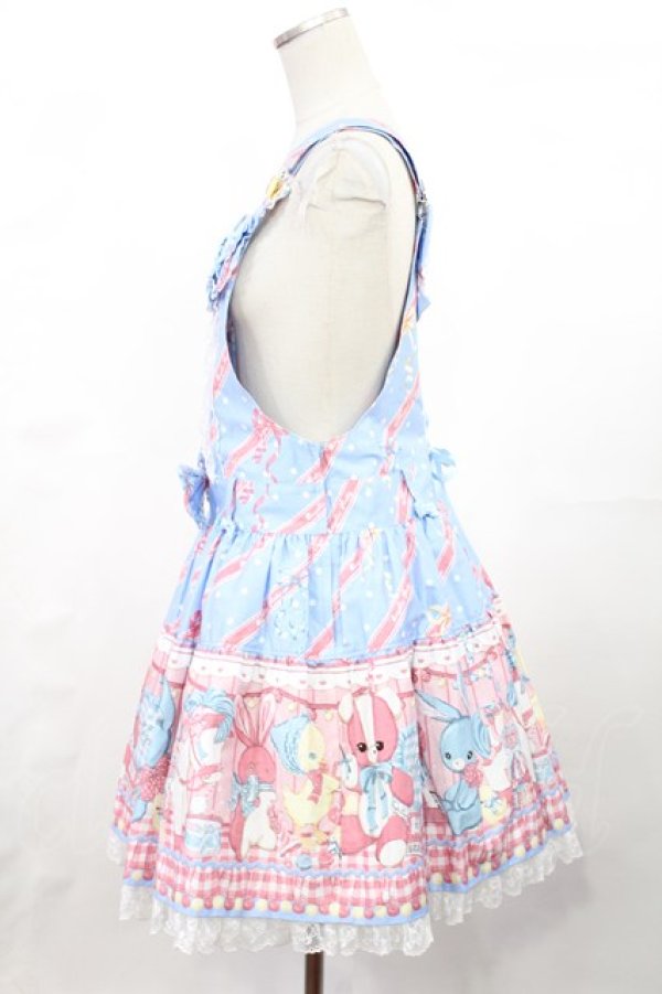 画像2: Angelic Pretty / MELODY TOYSサロペット(2022) Free サックス H-25-05-17-1004-AP-OP-NS-ZH (2)