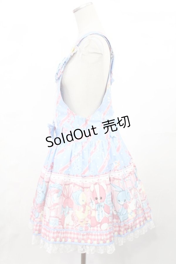 画像2: Angelic Pretty / MELODY TOYSサロペット(2022) Free サックス H-25-05-17-1004-AP-OP-NS-ZH (2)