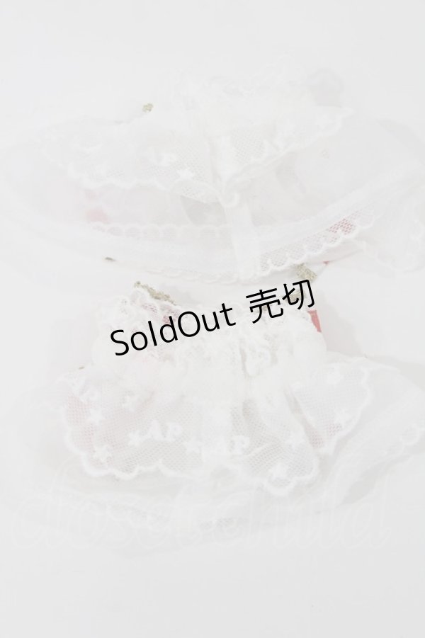 画像2: Angelic Pretty / Pearlオーガンジーお袖とめ  オフ/レッド H-25-05-17-1009-AP-ZA-NS-ZH (2)