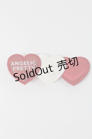 画像: Angelic Pretty / Trio Heartクリップ  レッド/ホワイト H-25-05-17-1018-AP-AC-NS-ZH
