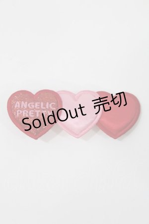 画像: Angelic Pretty / Trio Heartクリップ  レッド/ピンク H-25-05-17-1019-AP-AC-NS-ZH