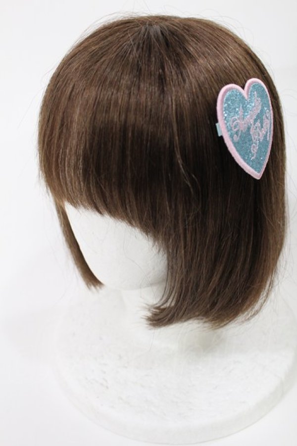 画像2: Angelic Pretty / Decoration Heartワッペンクリップ  サックス H-25-05-17-1022-AP-AC-NS-ZH (2)