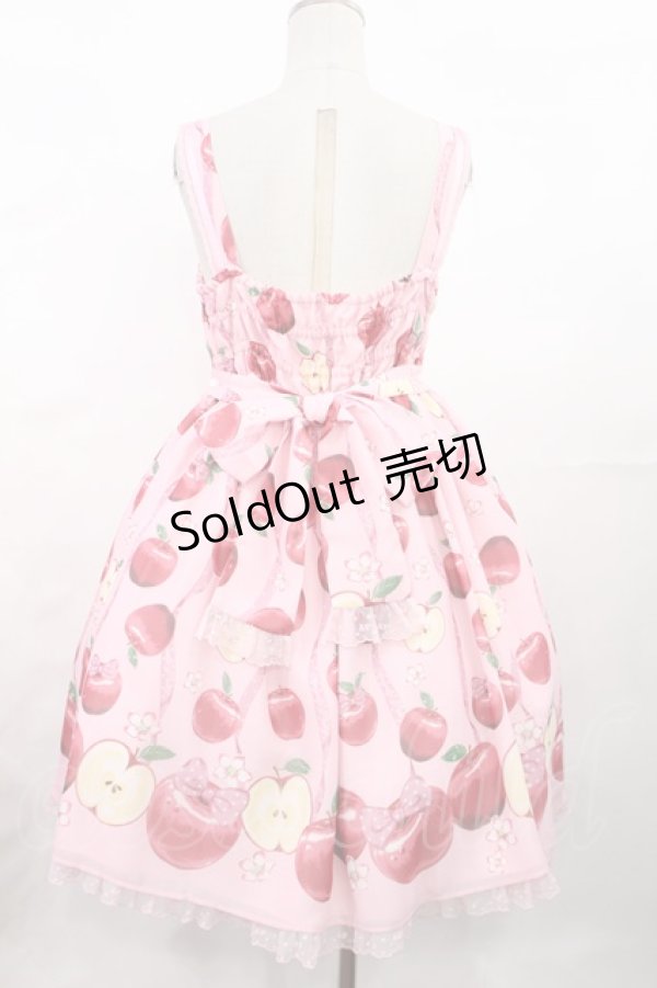 画像3: Angelic Pretty / Girly Applesジャンパースカート Free ピンク H-25-05-17-1002-AP-OP-NS-ZH (3)