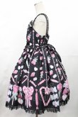 画像2: Angelic Pretty / Candy Ornamentジャンパースカート Free ブラック H-25-05-17-1003-AP-OP-NS-ZH (2)